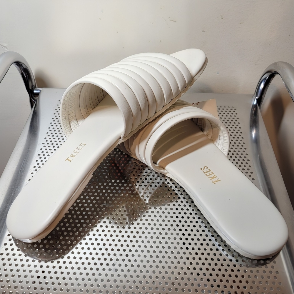 TKEES Caro Cream/Off White Sandal US W8 - Picture 4 of 6